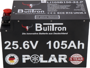 Polar 105Ah incl. Smart BMS met 150A continu stroom & BT/WiFi-app