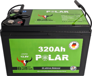 Polar 320Ah incl. Smart BMS met 200A continu stroom & BT/WiFi-app