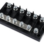 Fuse holder 6-way for MEGA-fuse (left)
