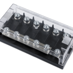 Fuse holder 6-way for MEGA-fuse (left-closed)