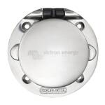 Stainless Steel Power Inlet with cover (front closed)