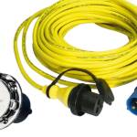 Shore Power Cable and Stainless Inlet with cover